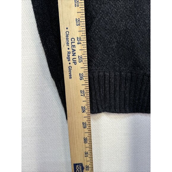 Method Mens Preppy Neck Wrap Pullover Sweater XXL Charcoal Gray - Picture 6 of 13